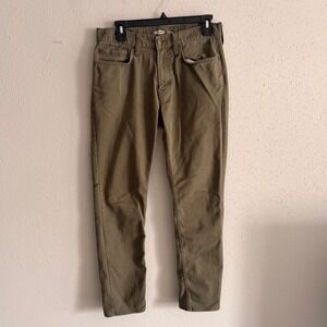 Old Navy Mens Slim Built-In Tough Twill Pants Olive Green 30x30 339230-00